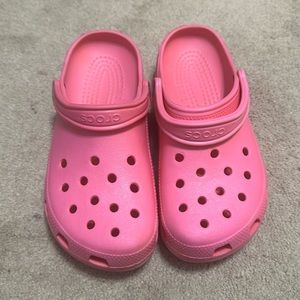 Pink Crocs